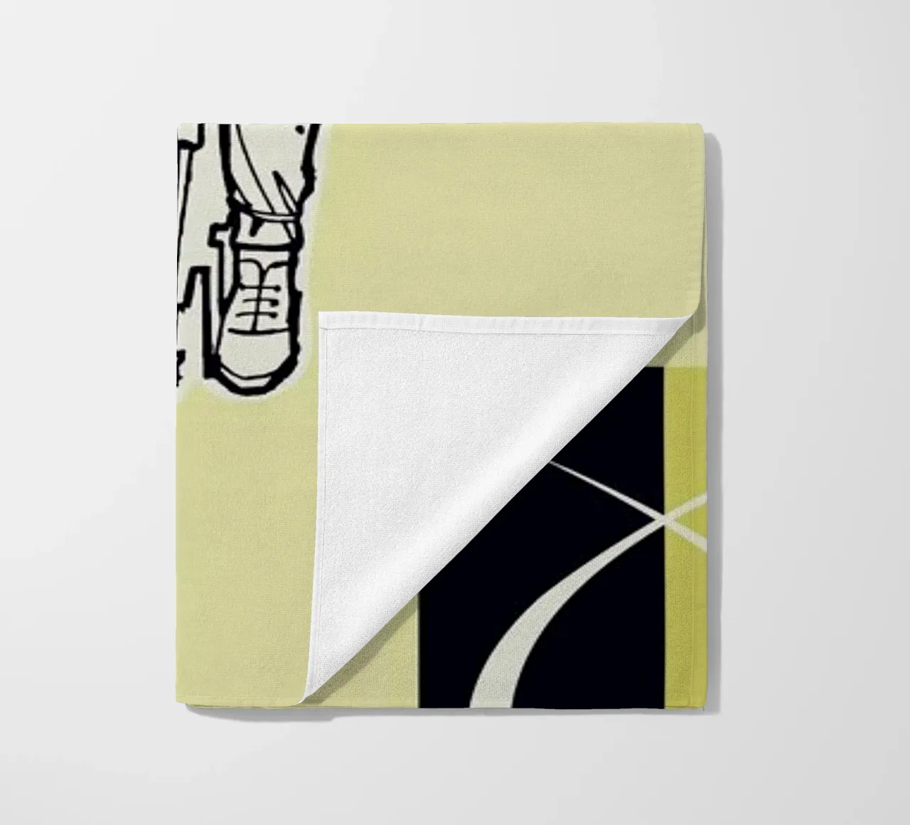 Turn Right and Left toalla de playa de Hemingway Design