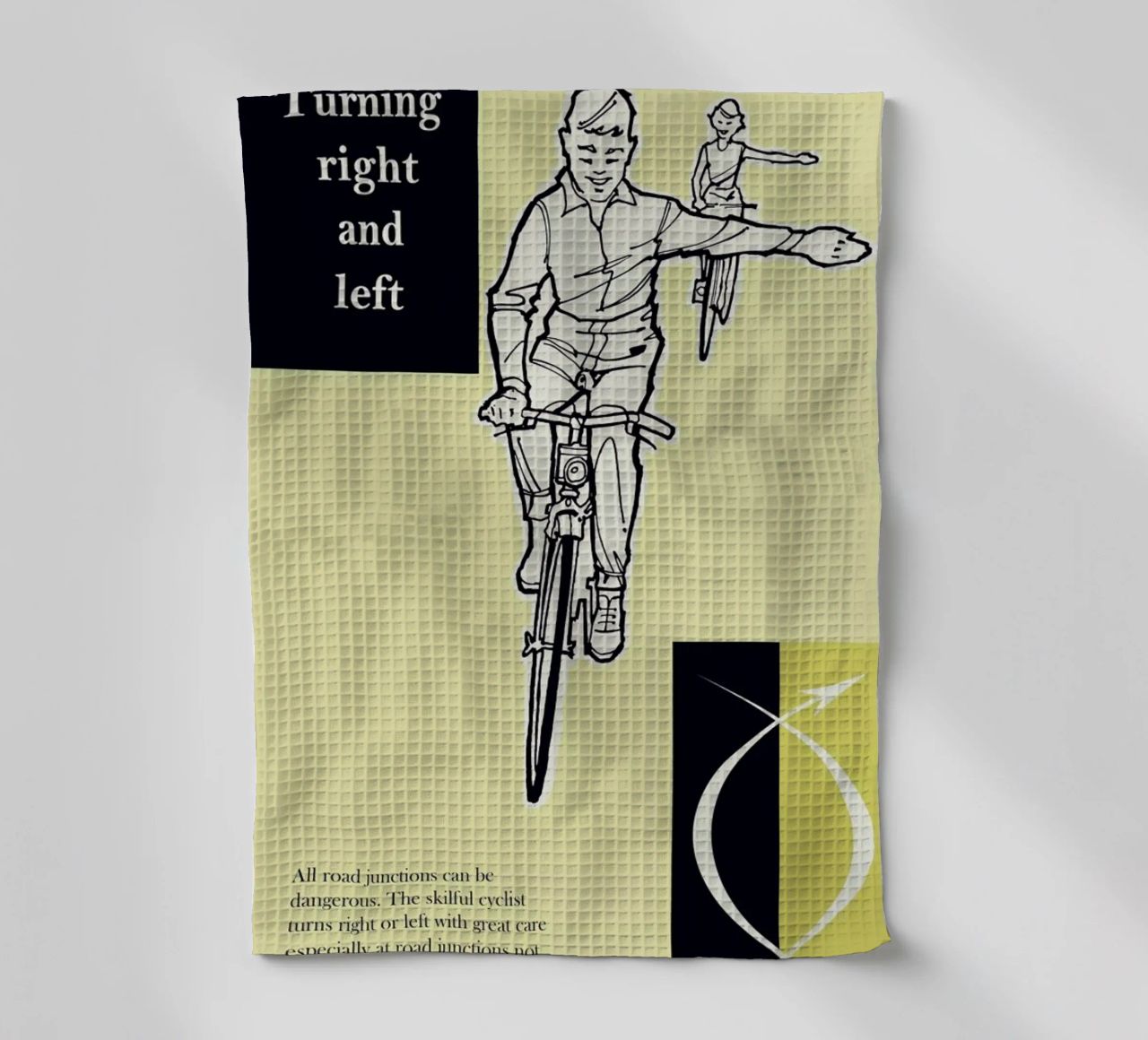 Turn Right and Left canovaccio da cucina da Hemingway Design