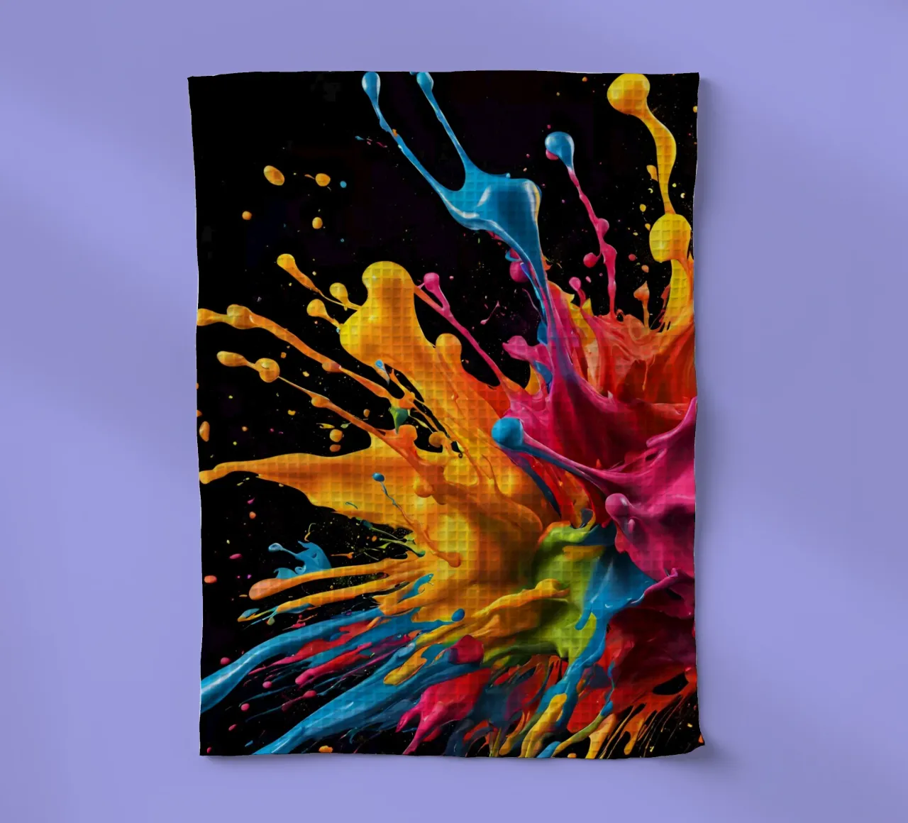 éclat de peinture 8 torchon de Rezh creations