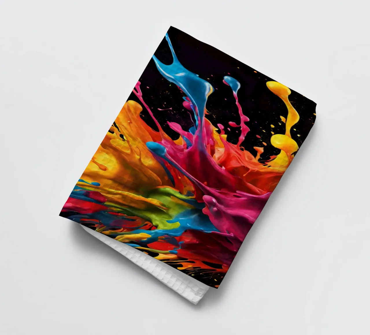 éclat de peinture 8 torchon de Rezh creations