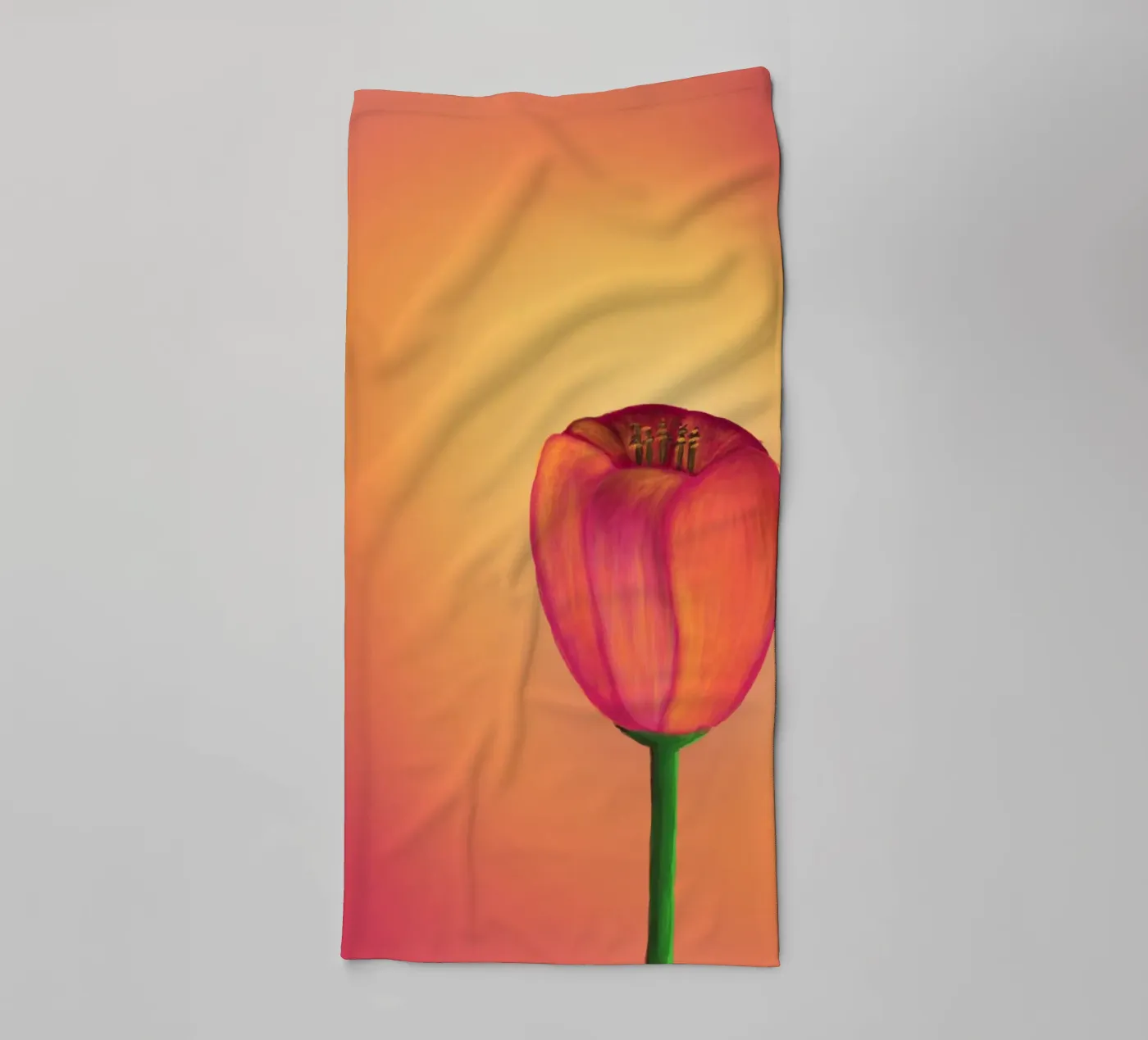 Tulip badhanddoek van bezirossi