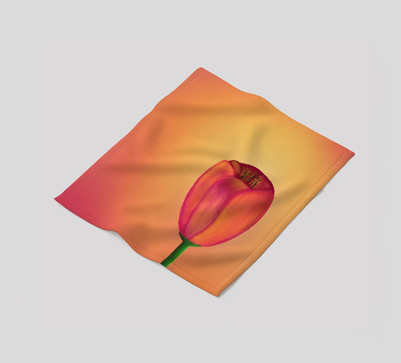 Tulip fleece blanket by bezirossi
