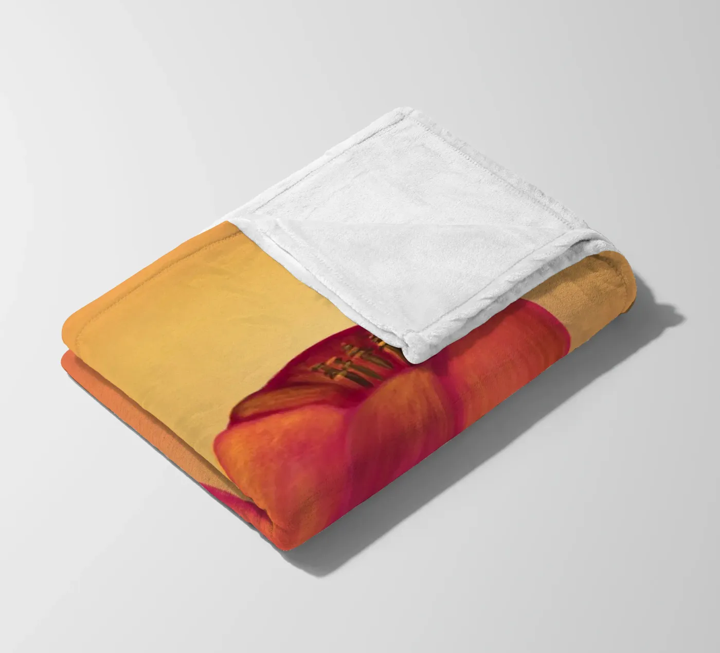 Tulip fleece blanket by bezirossi