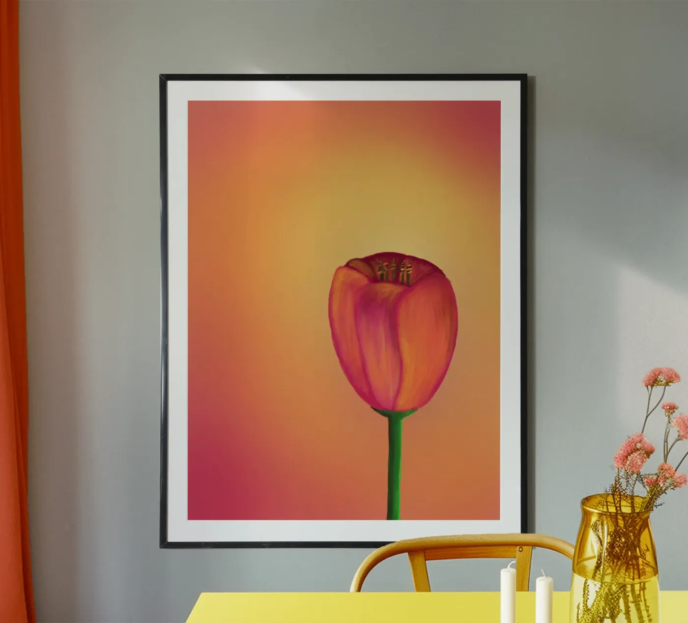 Tulip poster by bezirossi