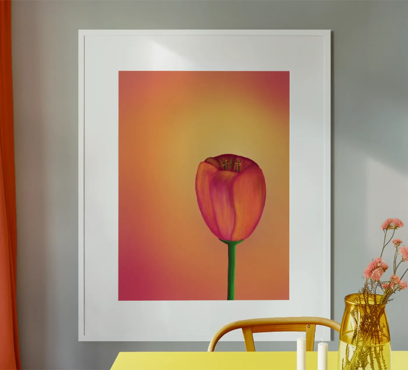Tulip poster by bezirossi