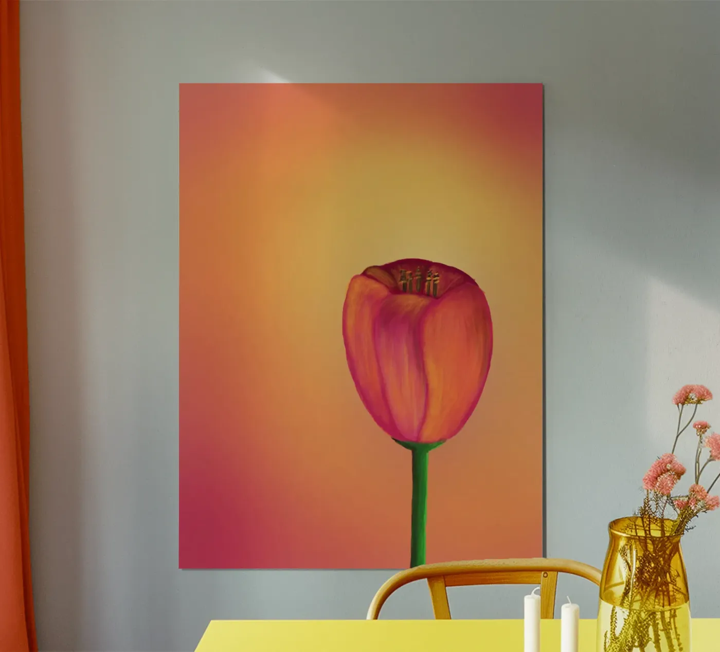 Tulip poster da bezirossi