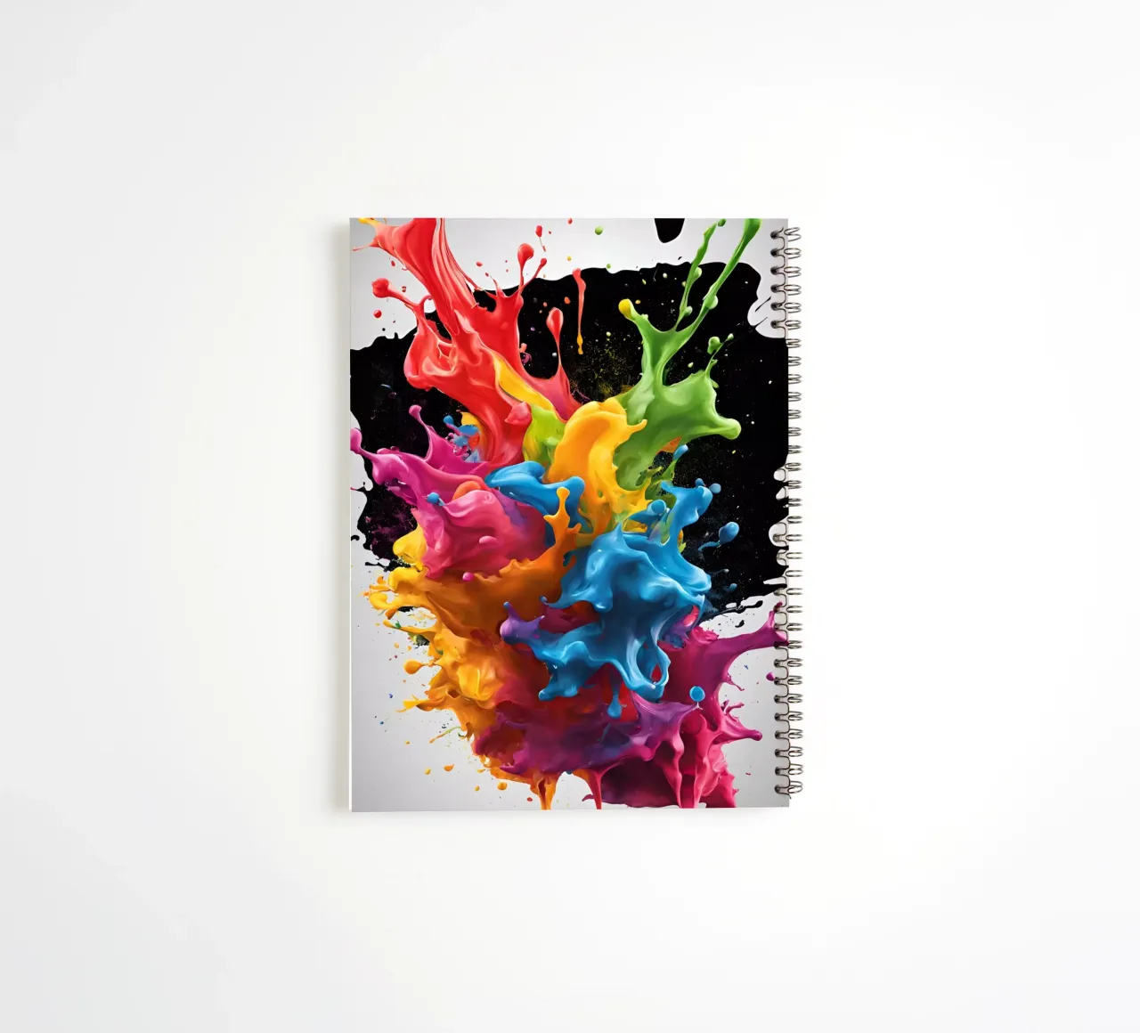 paint chip 10 spiral notebook by Rezh creations