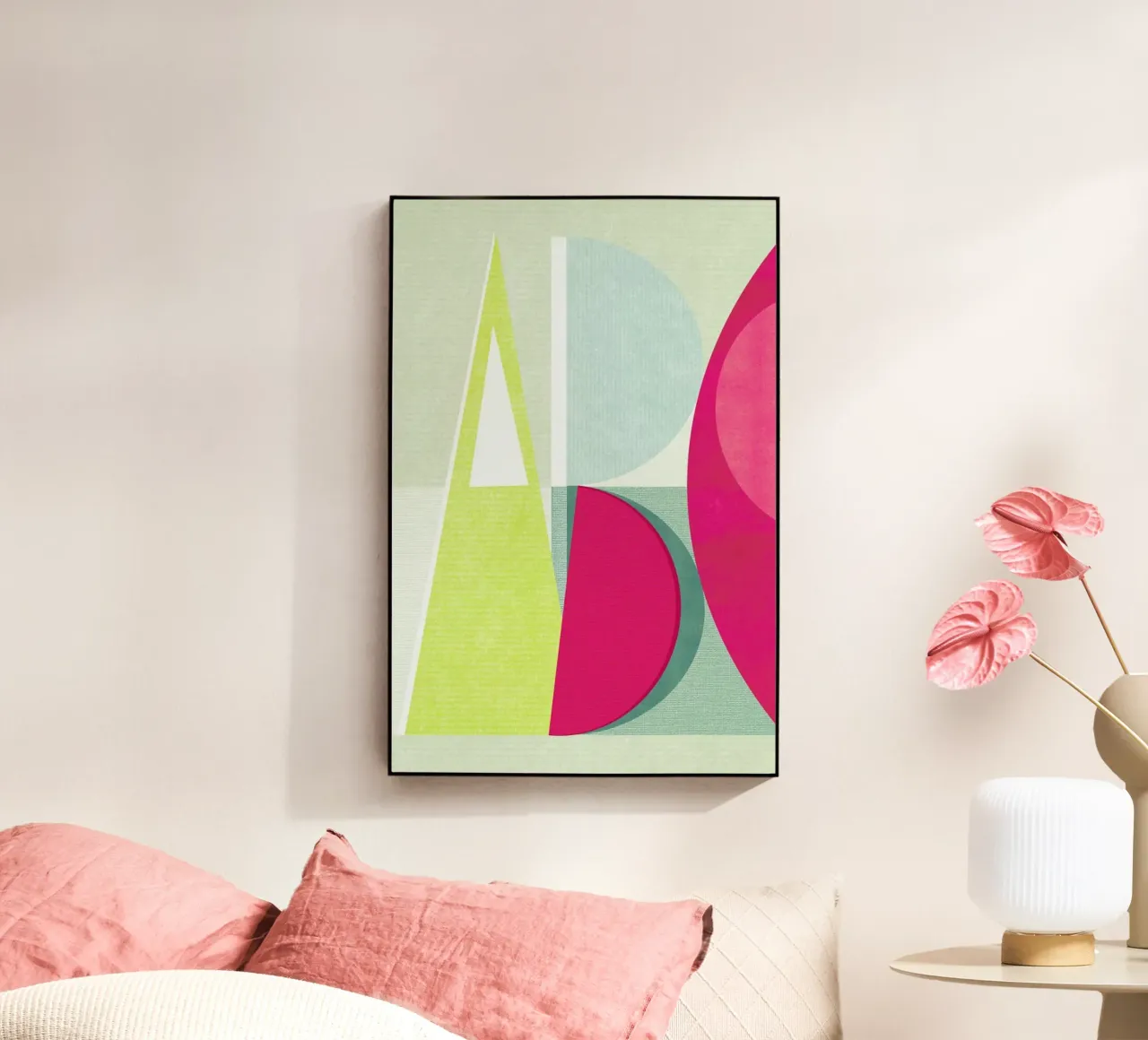 ABC acryl van Catherine Aguilar