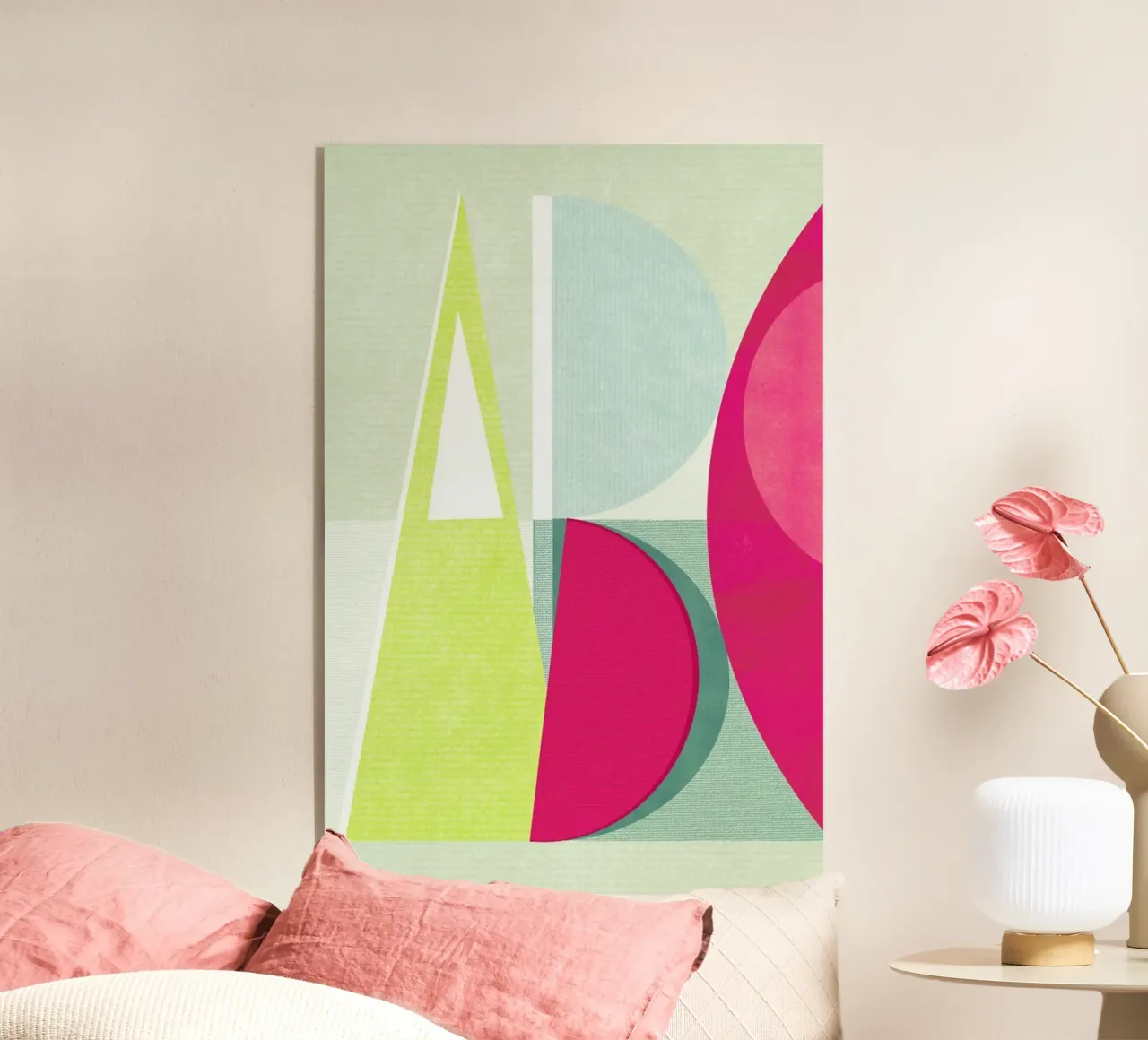 ABC acryl van Catherine Aguilar