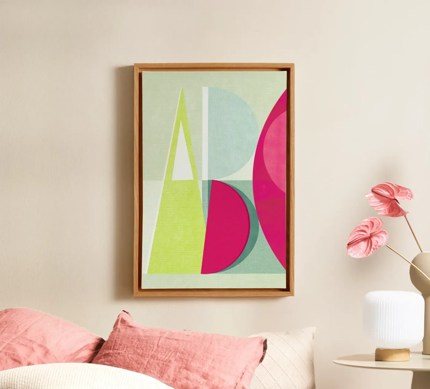 ABC canvas van Catherine Aguilar