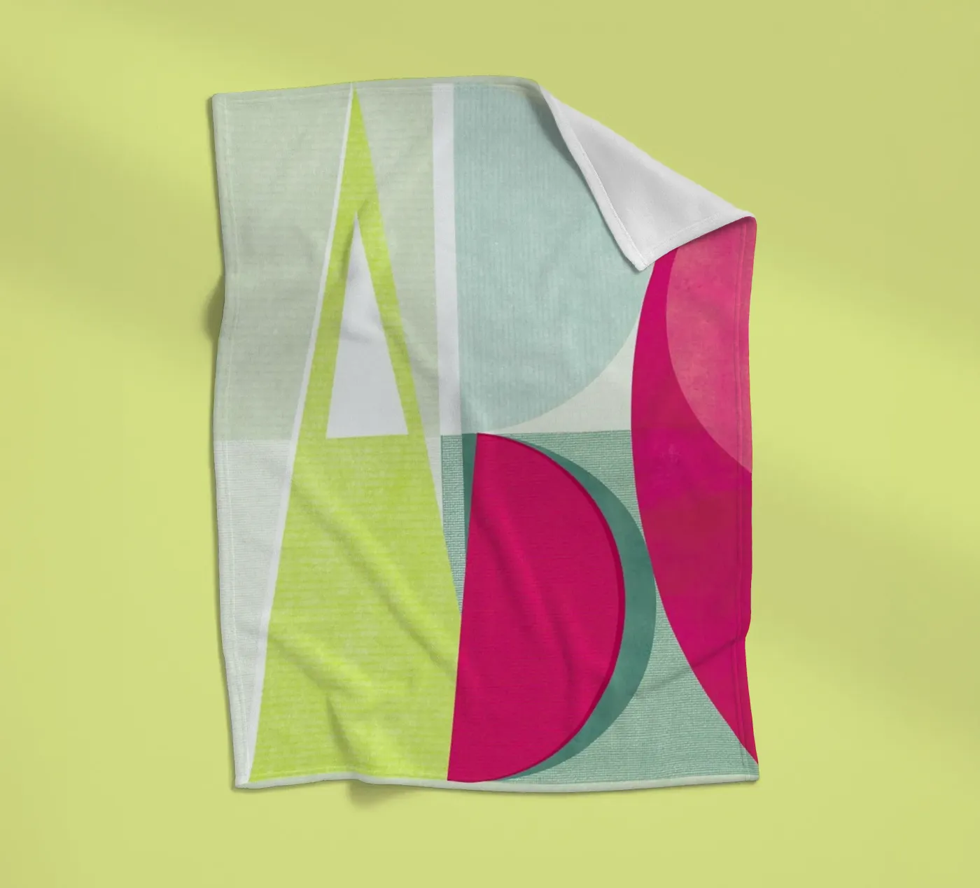 ABC plaid polaire de Catherine Aguilar