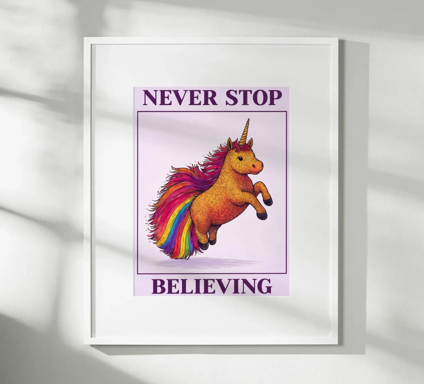 never stop believing poster by kadilans