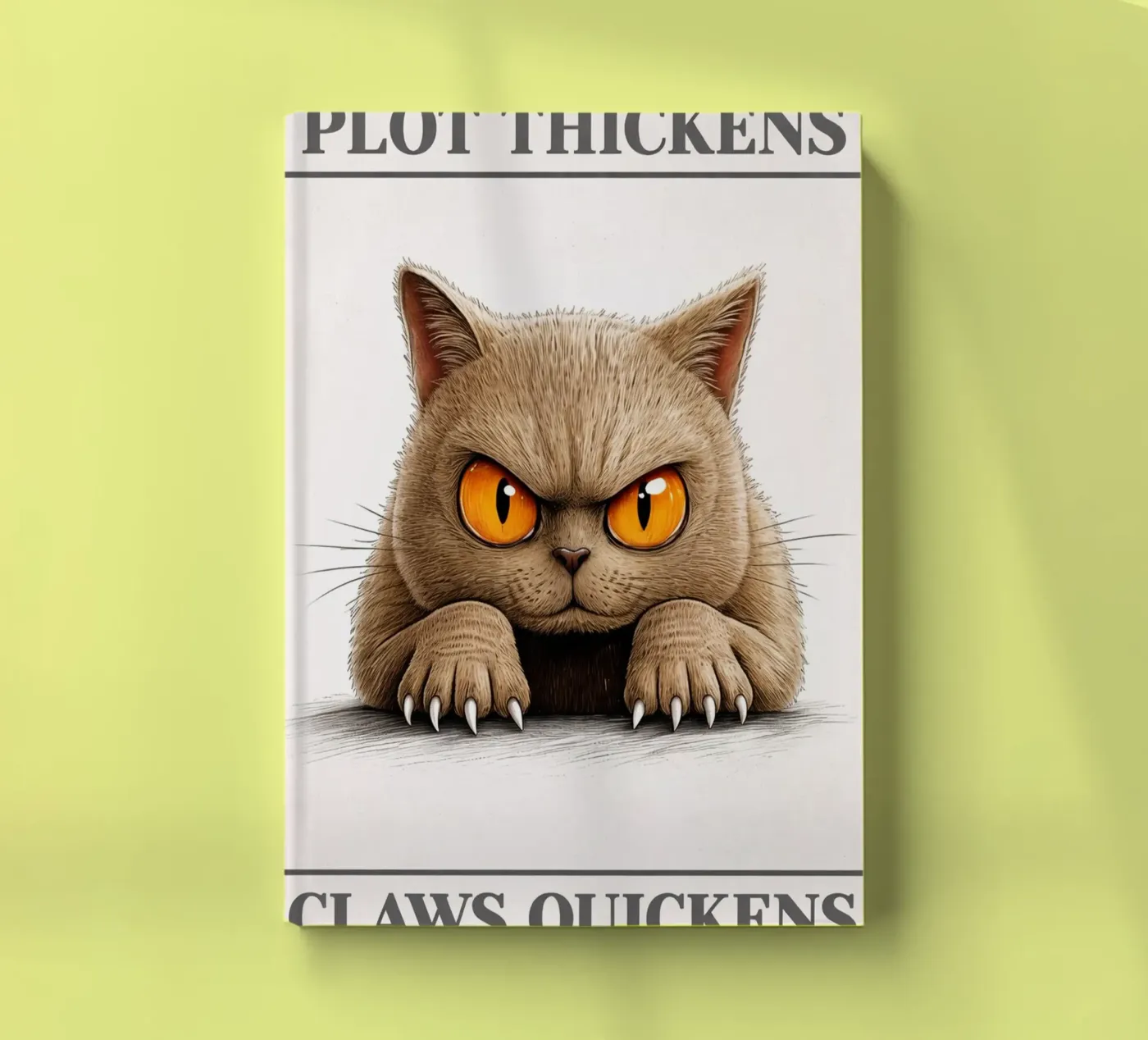 plot thickens claws quickens notebook by kadilans