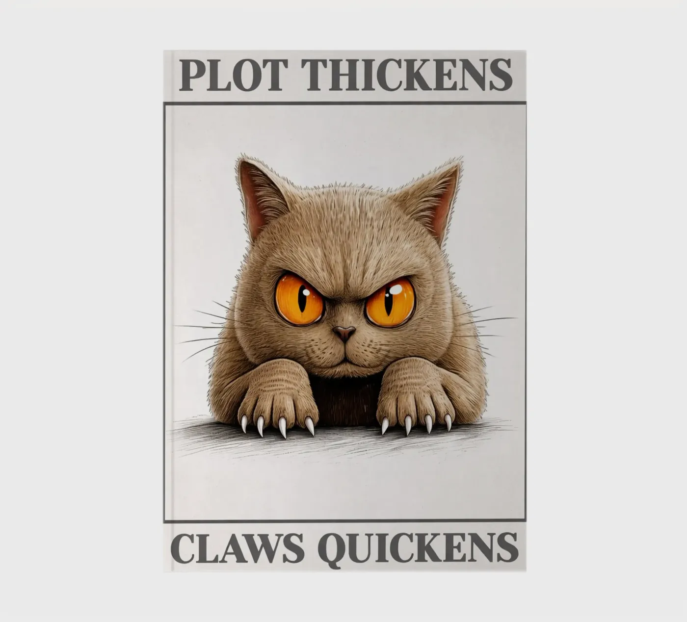 plot thickens claws quickens notebook by kadilans