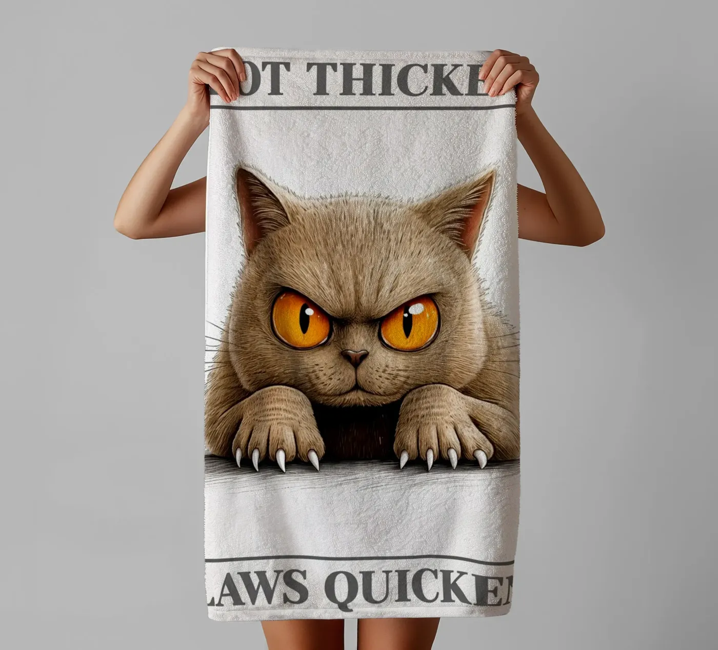 plot thickens claws quickens towel by kadilans