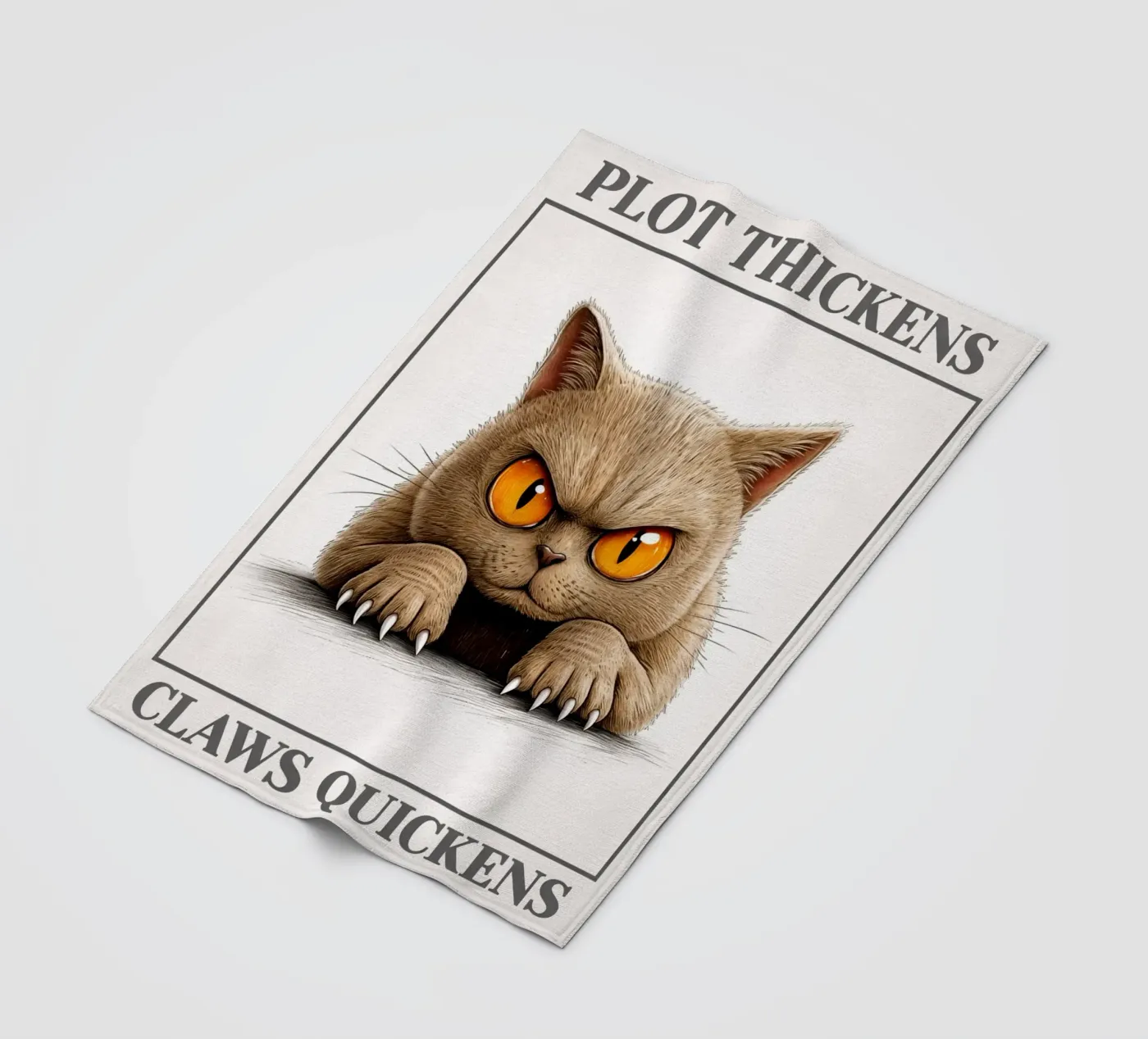 plot thickens claws quickens fleece blanket by kadilans