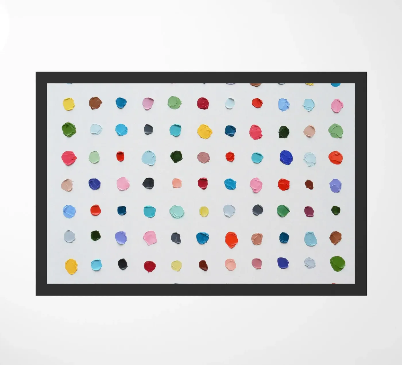 Infinity Polka Daubs doormat by annmariecoolick