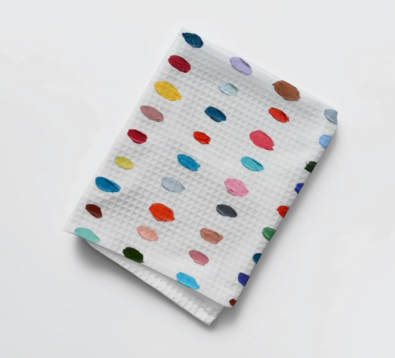 Infinity Polka Daubs tea towel by annmariecoolick