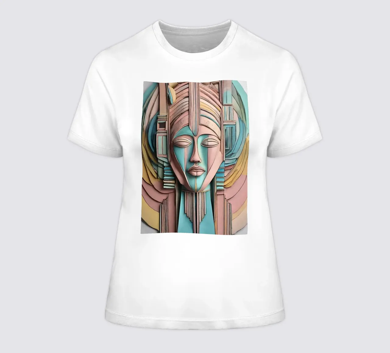 Sérénité 3 women's fitted t-shirt by Rezh creations