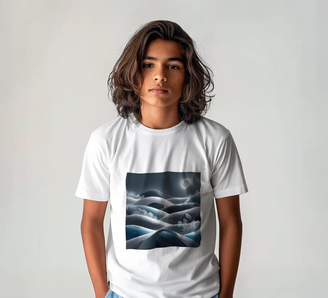 Serenità celeste t-shirt bambini da Artistic-shop