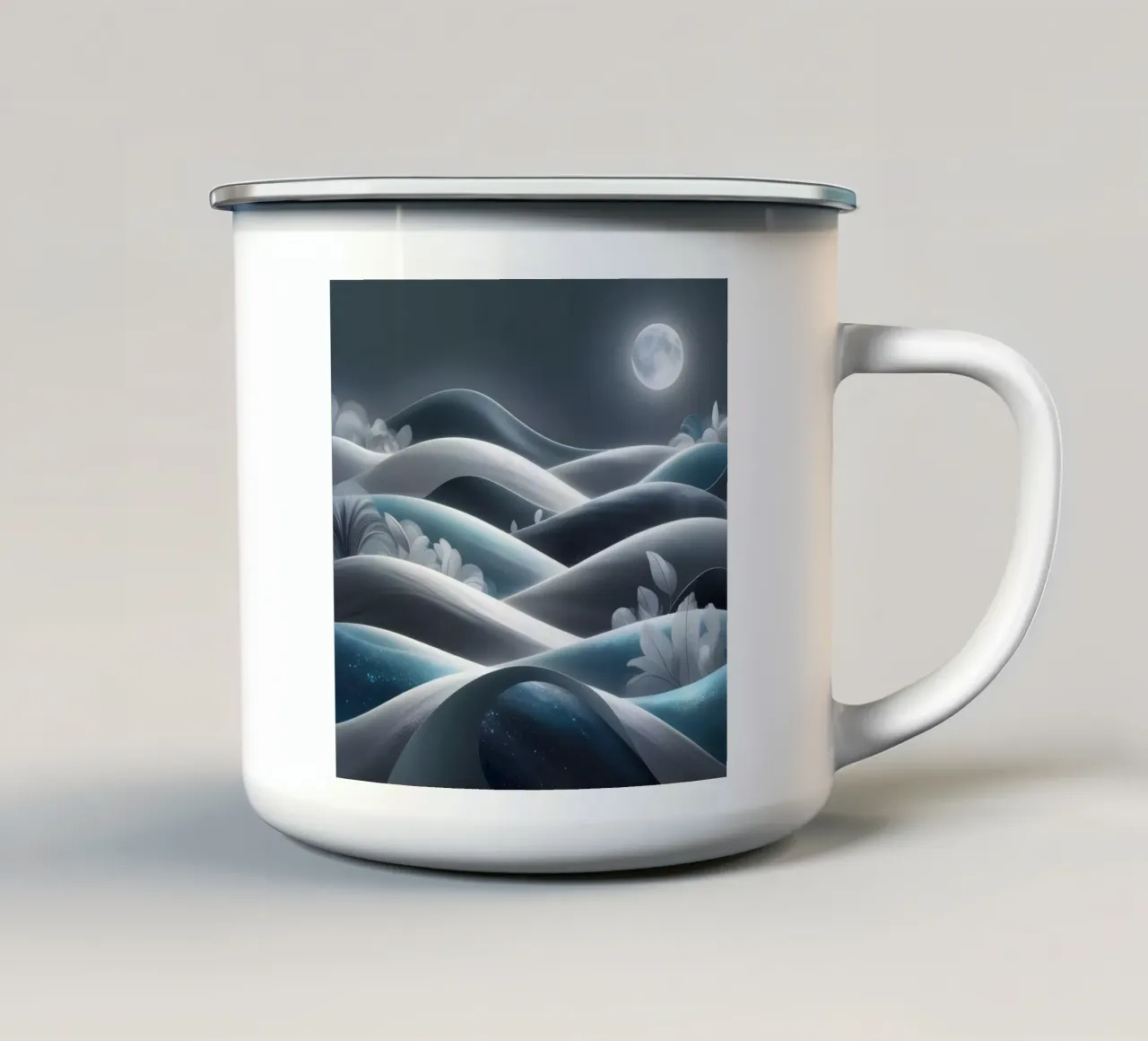 Serenità celeste tazza in smalto da Artistic-shop