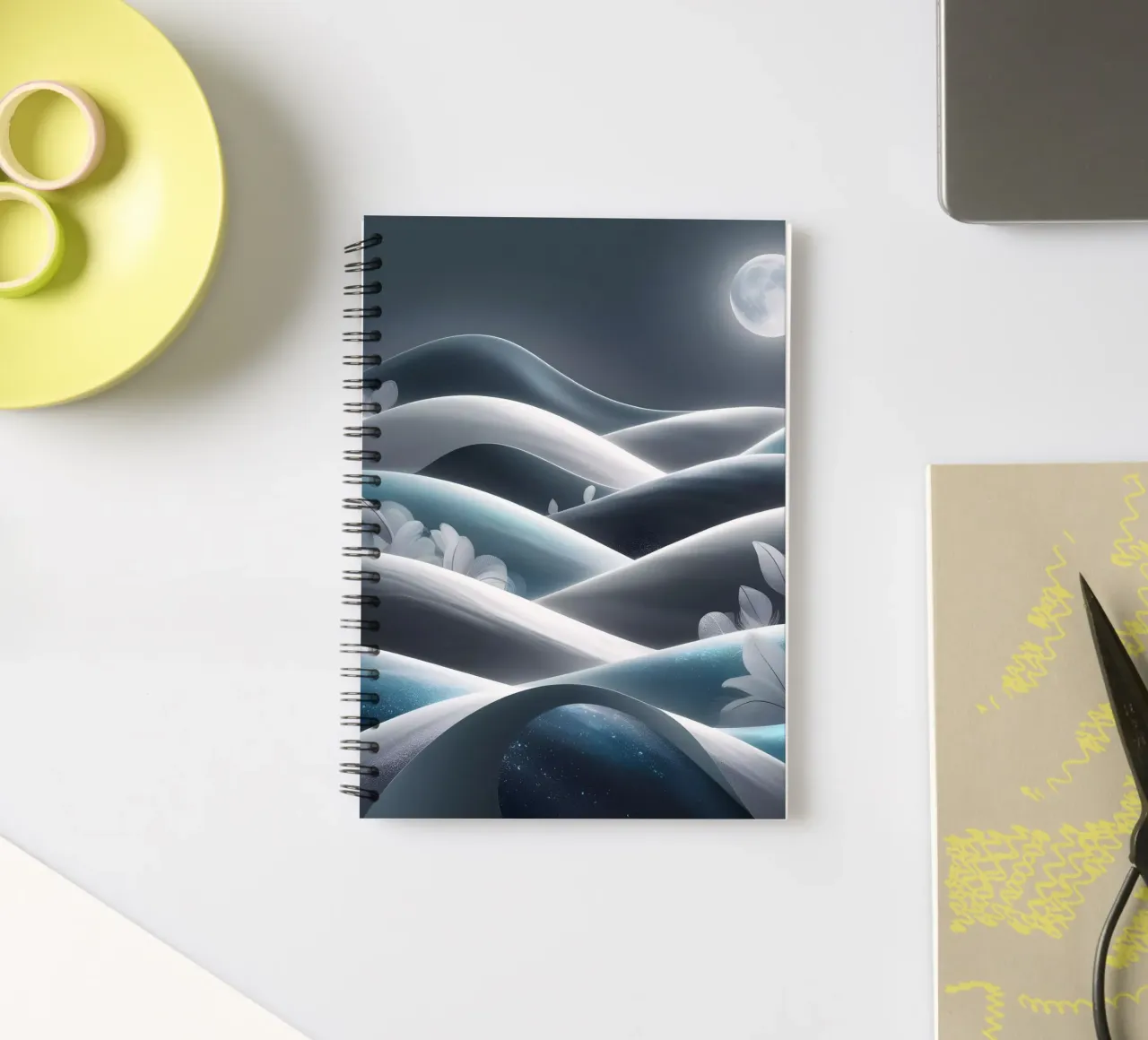 Celestial Serenity spiral notebook by Artistic-shop