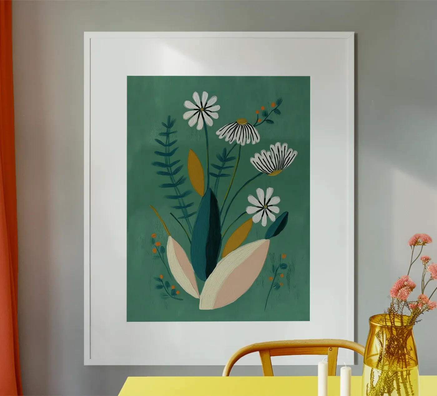 Daisy Garden poster da Sienna Atelier