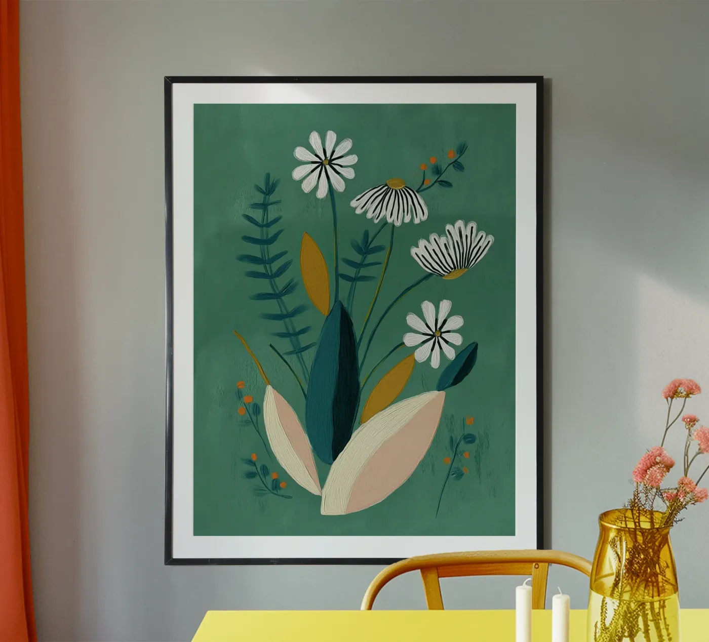 Daisy Garden poster da Sienna Atelier