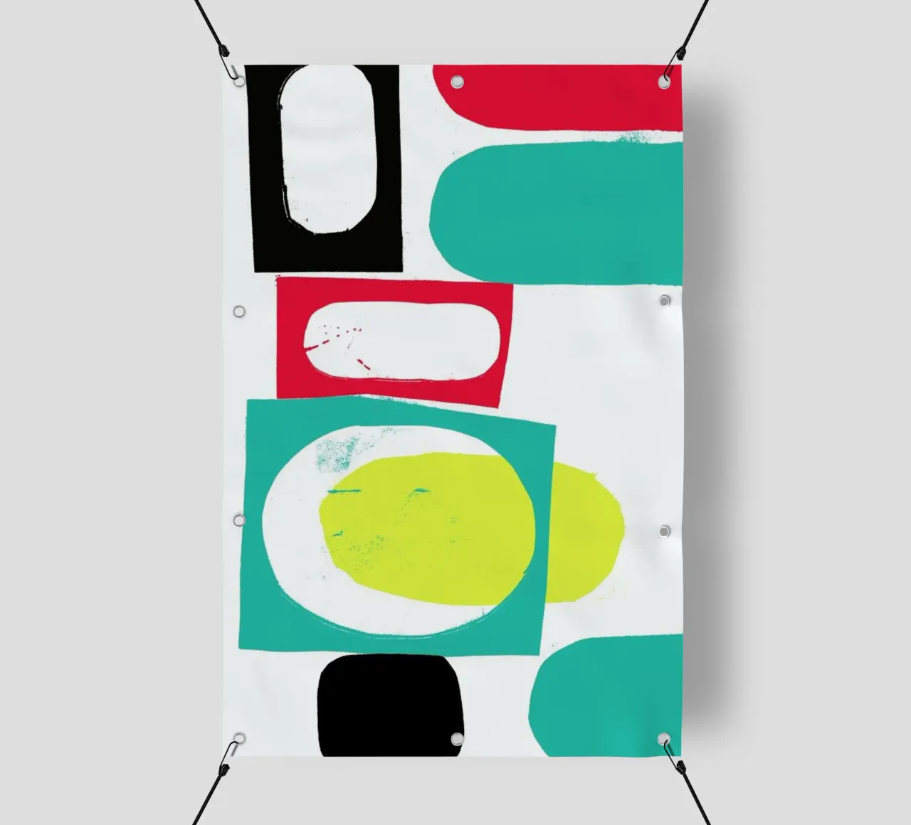 Cutting Edges II telo in pvc da Catherine Aguilar