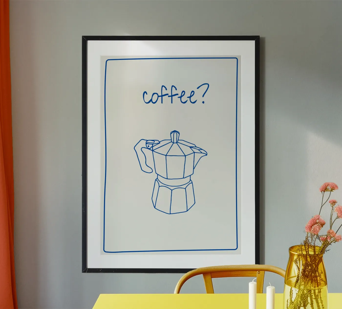 Coffee poster by Summer vibe