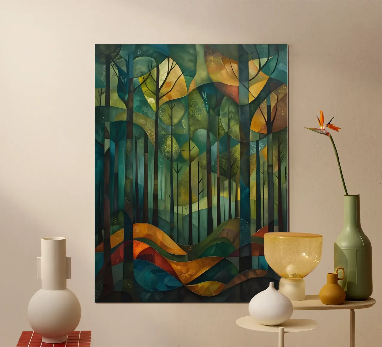 Harmonie van het bos poster van Artistic-shop