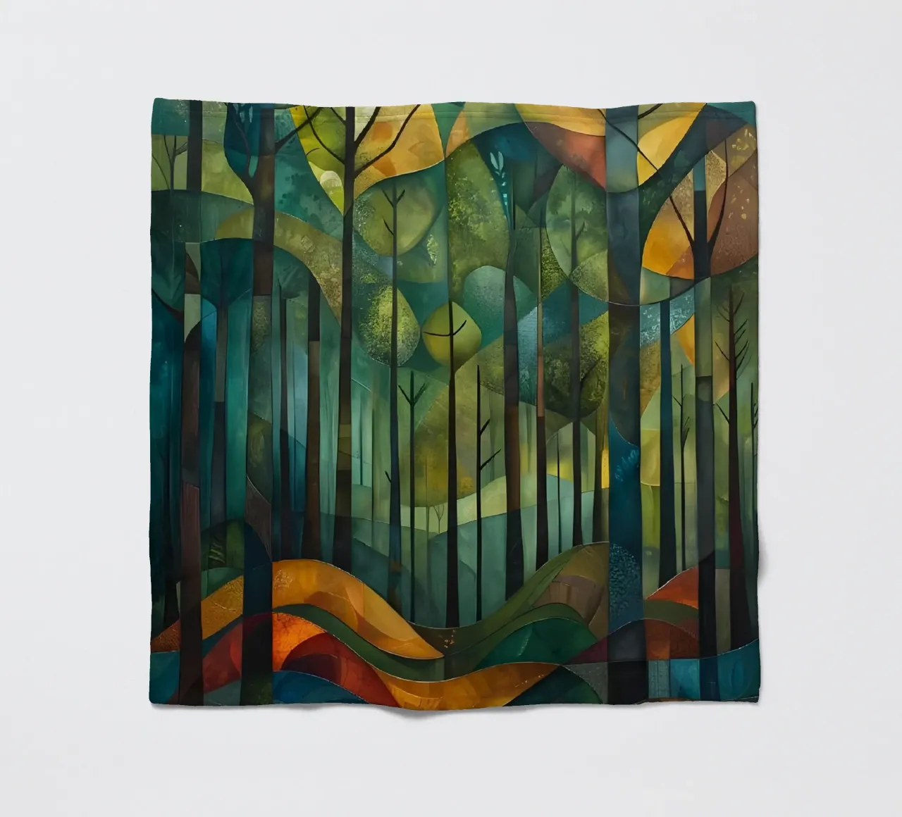 Wald Harmonie Fleecedecke von Artistic-shop