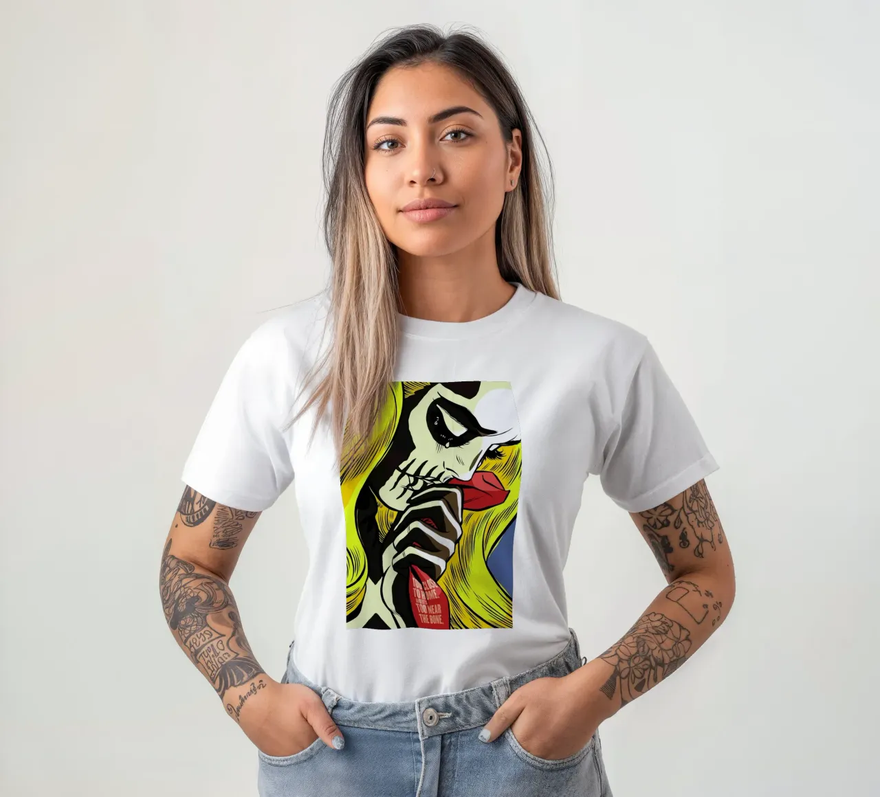 Crossbones Girl t-shirt van Butcher Billy