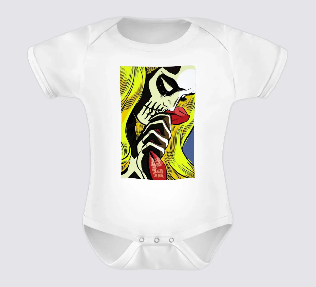 Crossbones Girl body neonato maniche corte da Butcher Billy