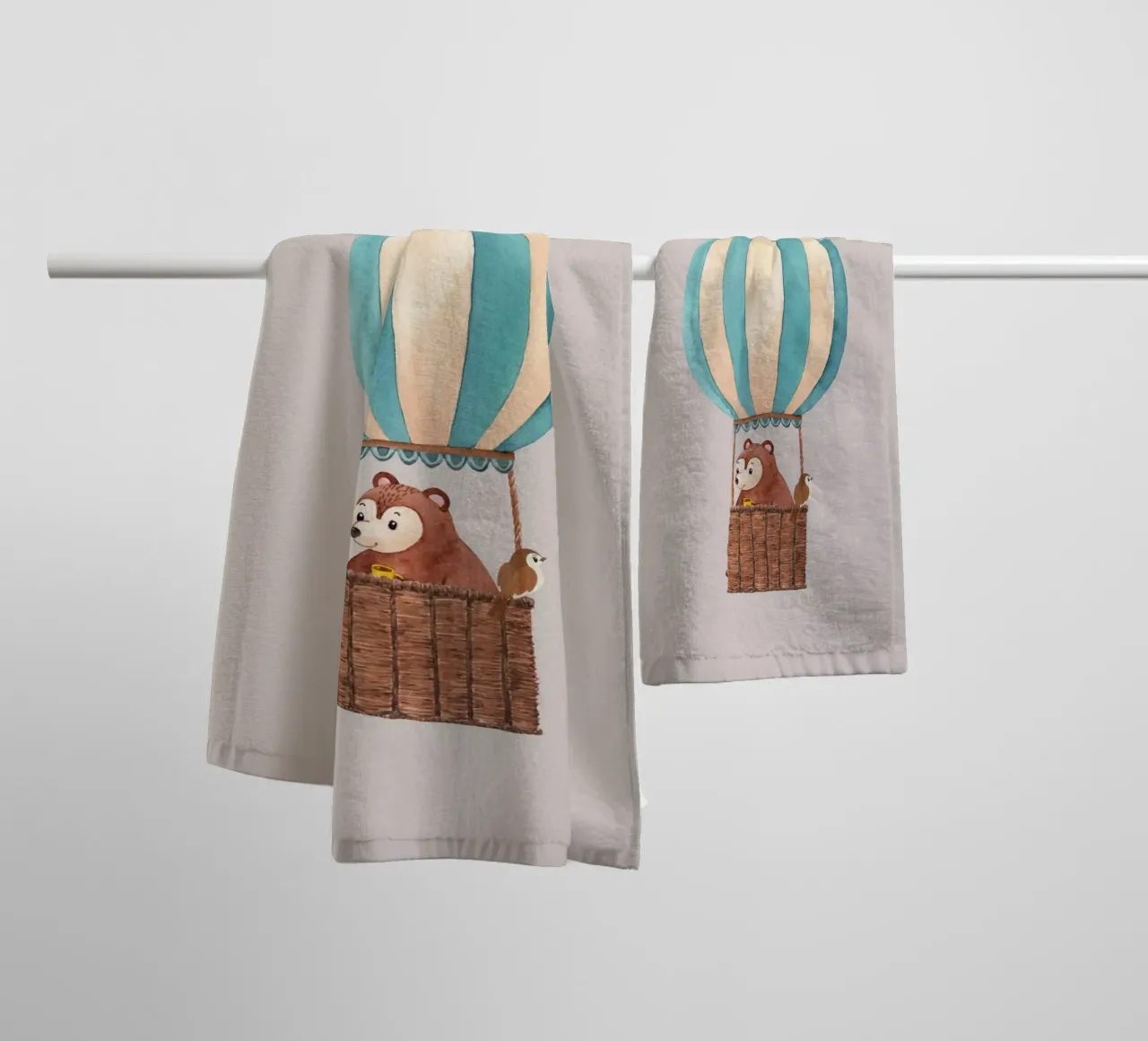 Compagni di Skyward asciugamano da bagno da Doodle Dreams Art