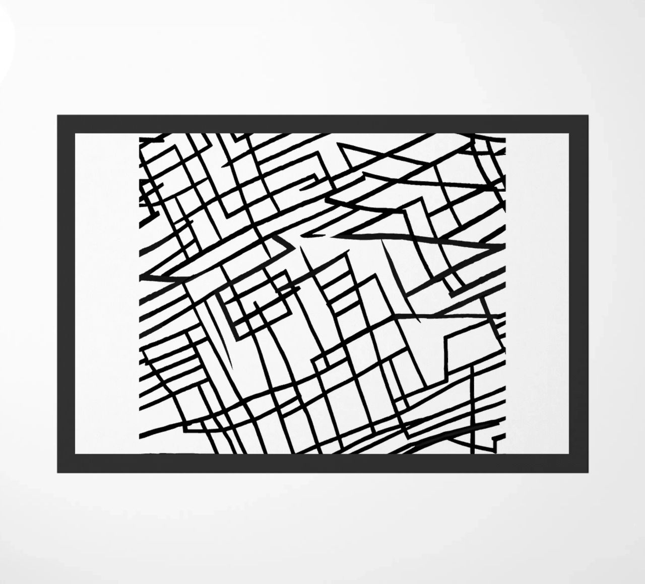 Abstraction 2 paillasson de Rezh creations