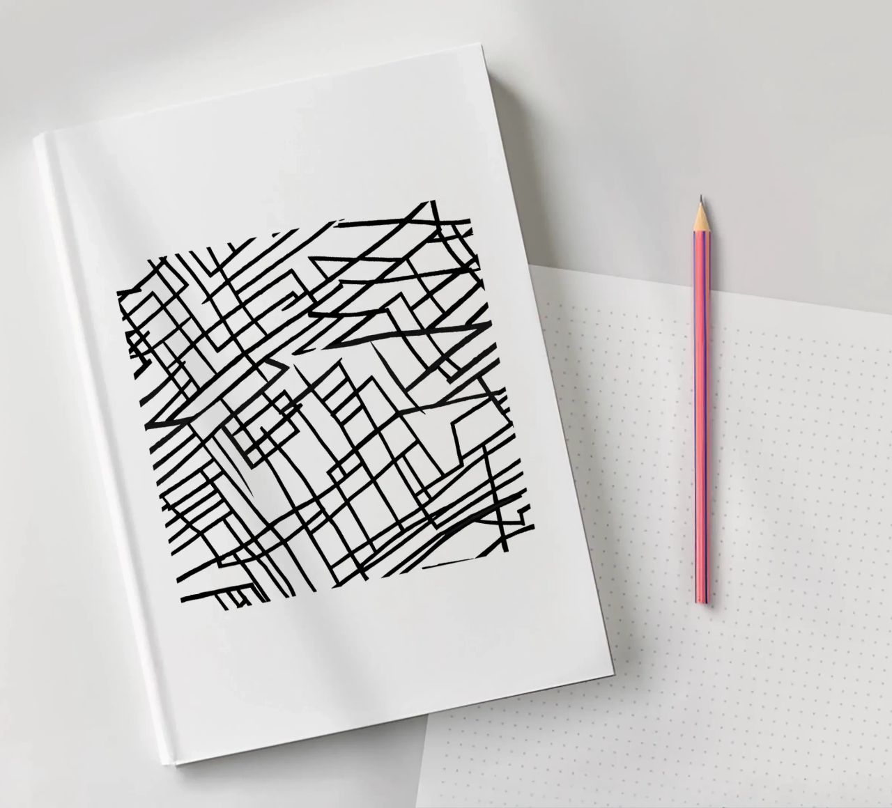 Abstraction 2 carnet de notes de Rezh creations