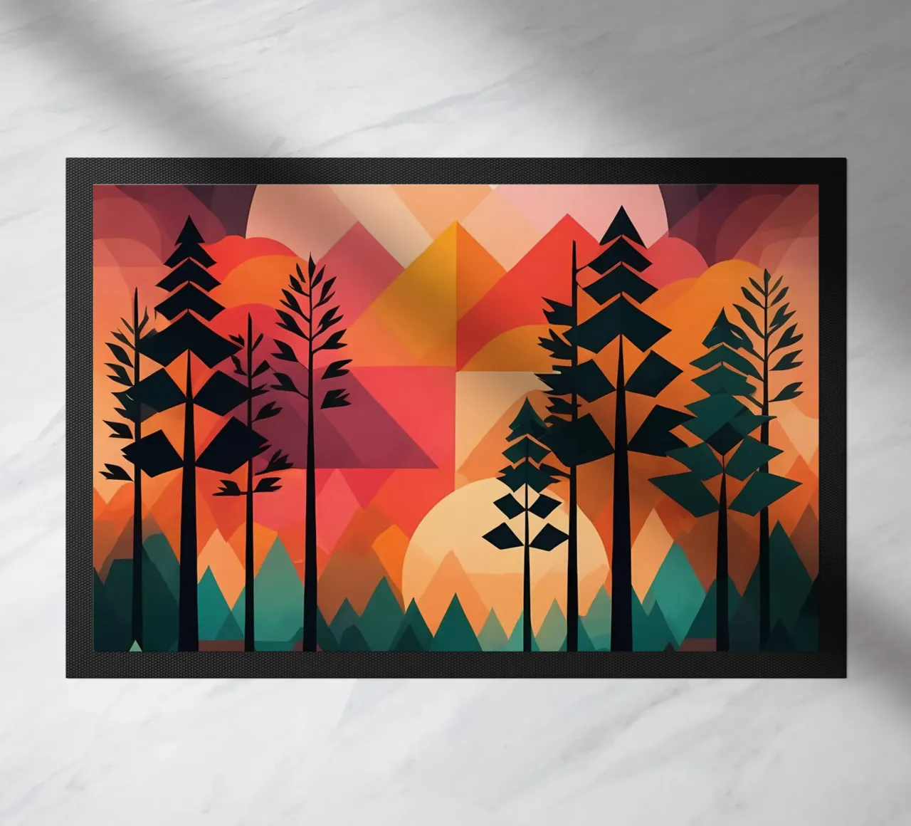 Sunset Symphony doormat by Artistic-shop