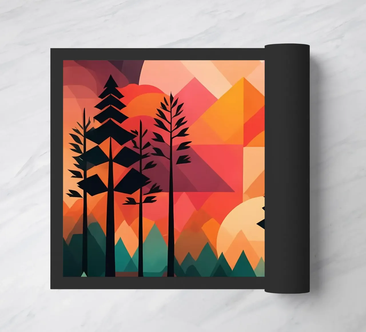 Sunset Symphony doormat by Artistic-shop