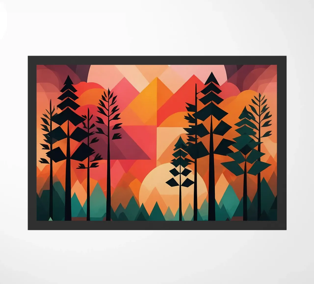 Sunset Symphony doormat by Artistic-shop