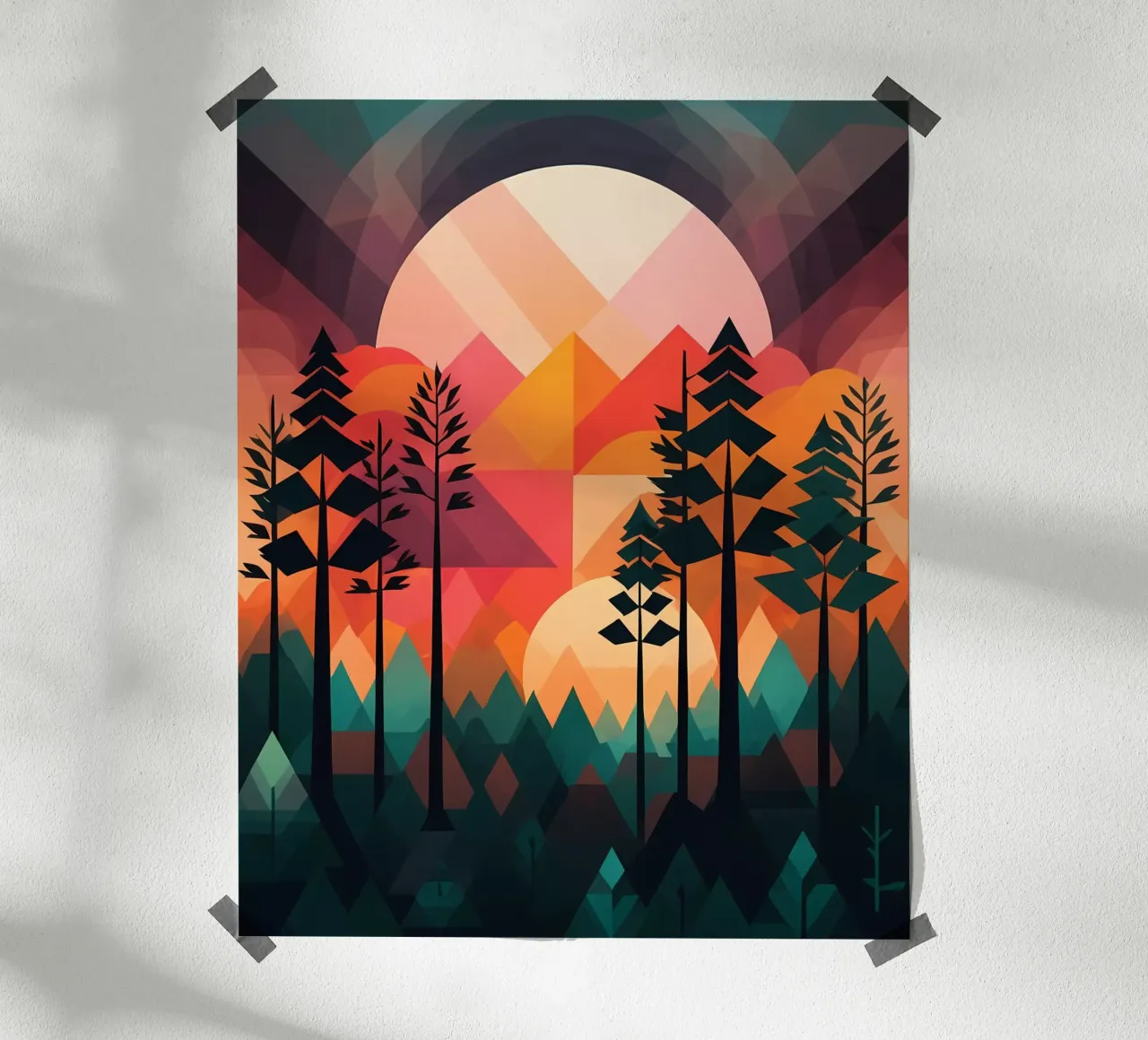 Sunset Symphony poster by Artistic-shop