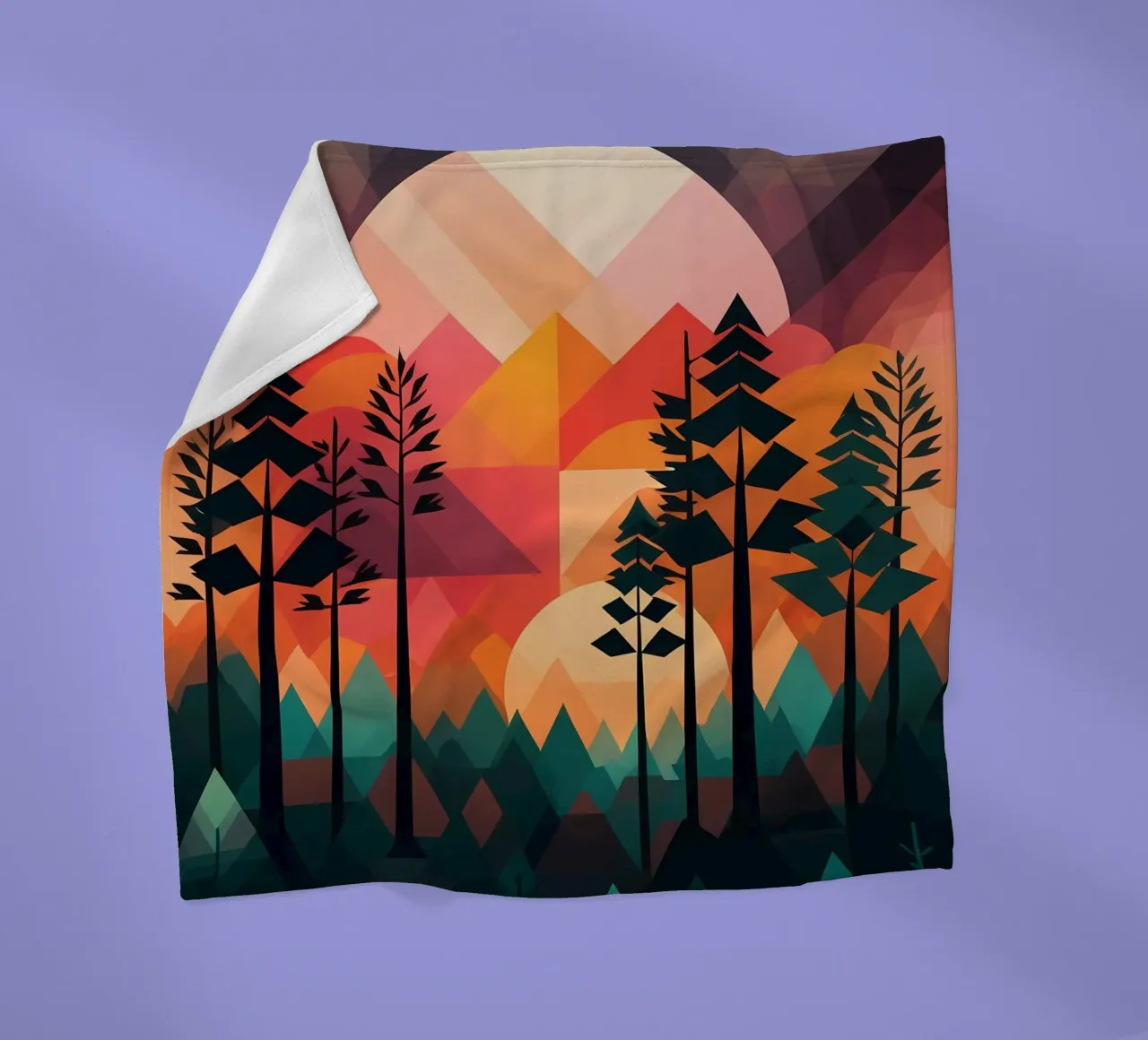 Sunset Symphony Fleecedecke von Artistic-shop