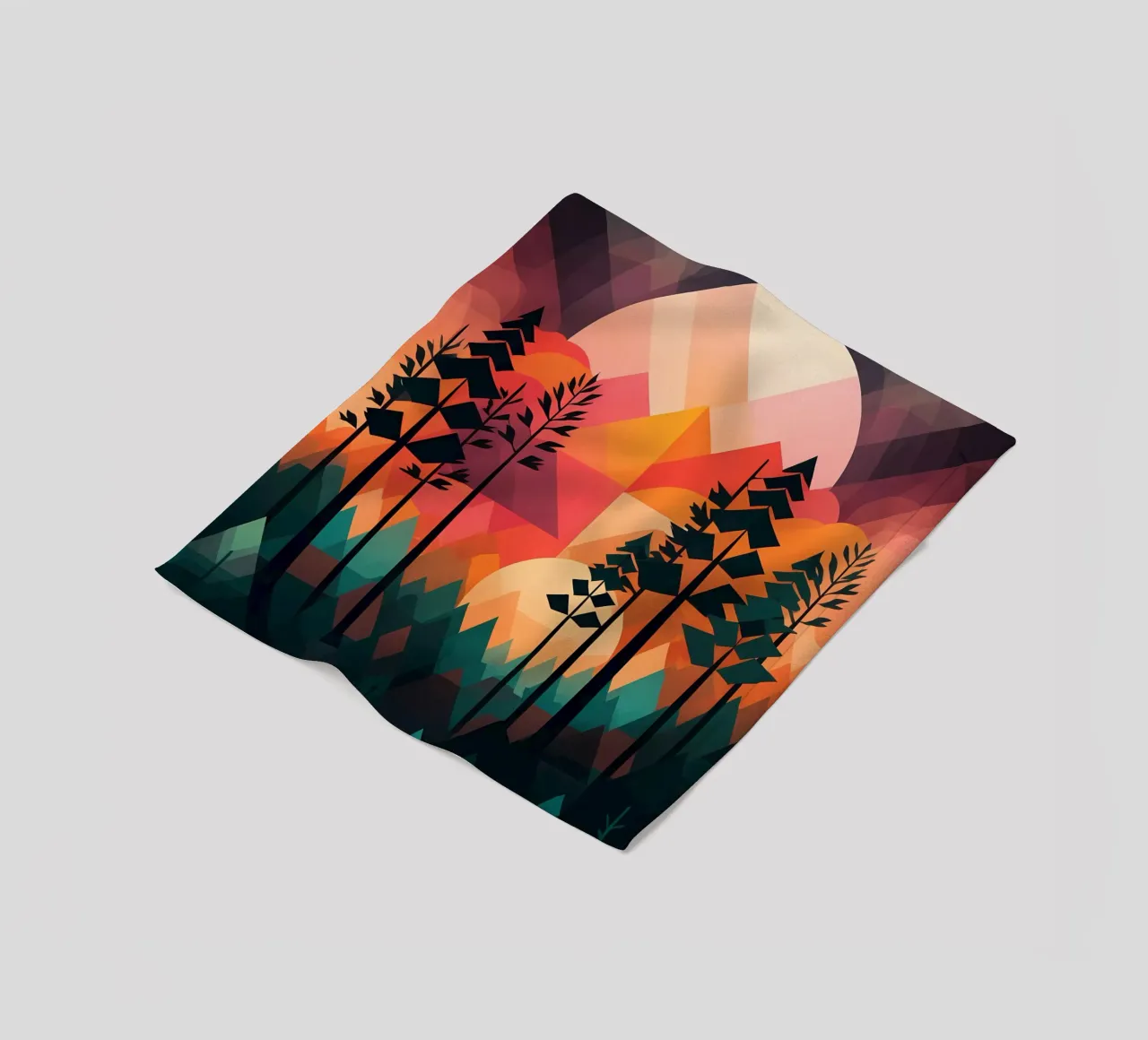 Sunset Symphony Fleecedecke von Artistic-shop