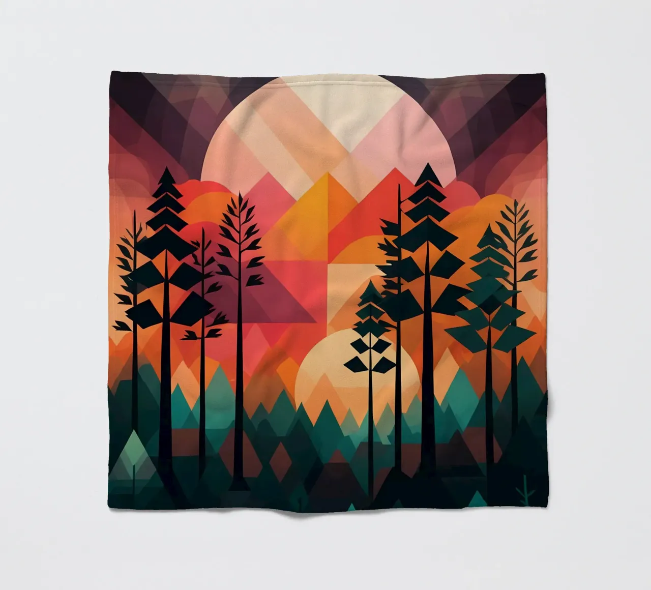 Sunset Symphony Fleecedecke von Artistic-shop
