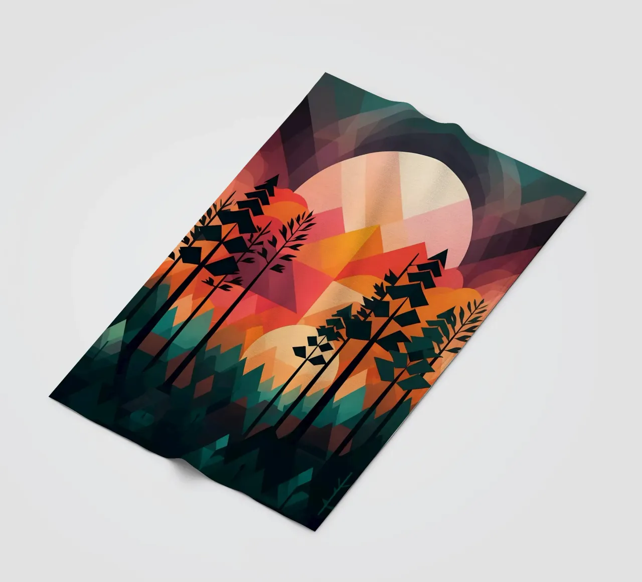 Sunset Symphony Fleecedecke von Artistic-shop