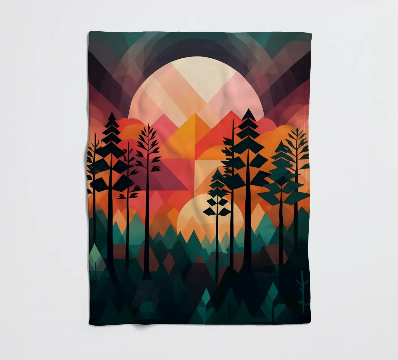 Sunset Symphony Fleecedecke von Artistic-shop