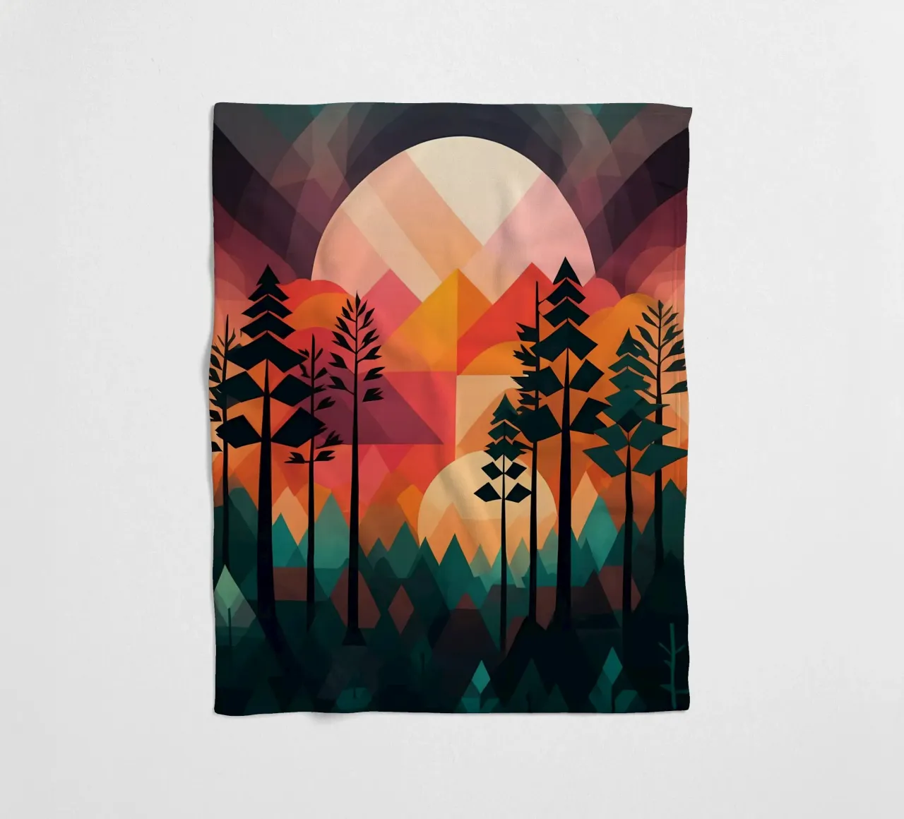 Sunset Symphony Fleecedecke von Artistic-shop