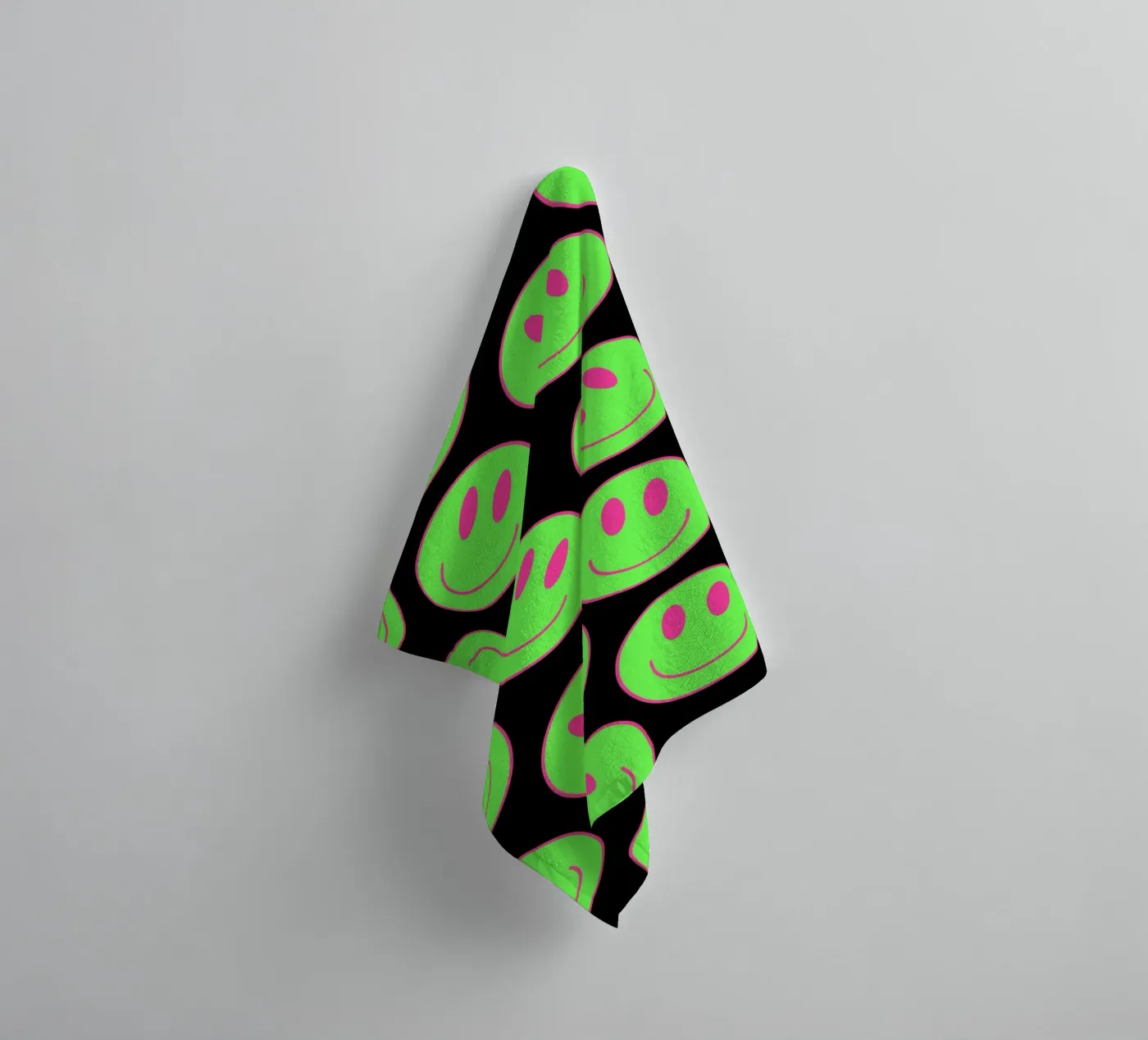 Happy pattern towel by Happypatterns