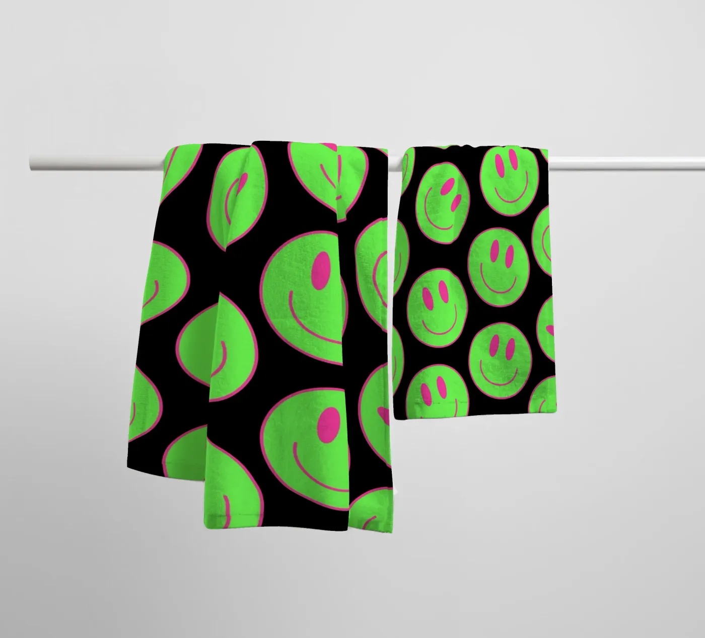 Happy pattern towel by Happypatterns