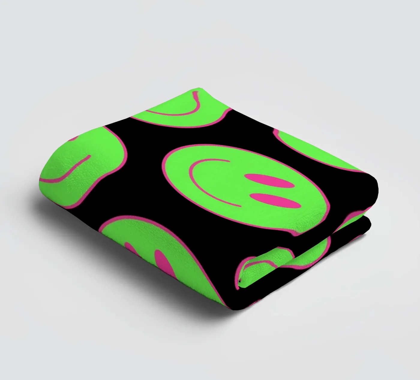 Happy pattern towel by Happypatterns